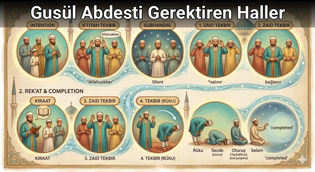 Gusül Abdesti Gerektiren Haller